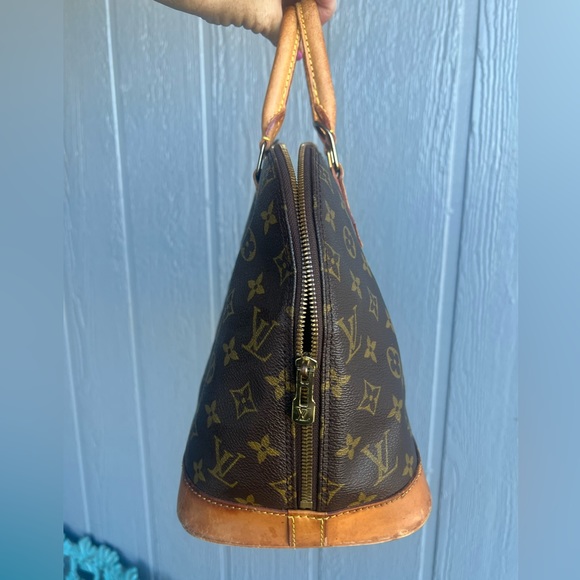 Authentic Louis Vuitton ALMA PM Brown Monogram Handbag LV purse bag 12”x9” - Picture 12 of 15